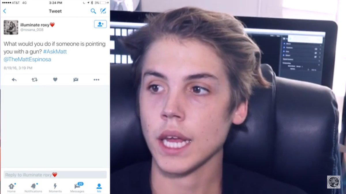 Savyvictoria's tweet photo. 👇🏻AYYY HIT UP MATTS NEW VID👇🏻

https://t.co/x2RpPcD4tH

@TheMattEspinosa 

#askmatt4 

#MattsNewVid 

lmao I'm in it https://t.co/G6DnxUBu8Z