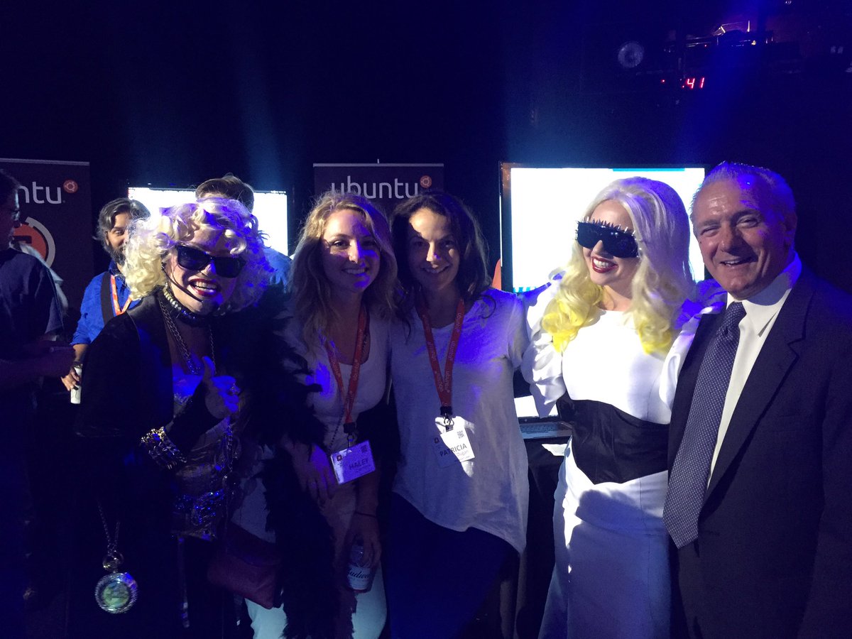 patricia_dugan's tweet image. ⭐️@haleysufi and me...with Madonna and Lady Gaga. #OpenStackEast #LittleMonsters