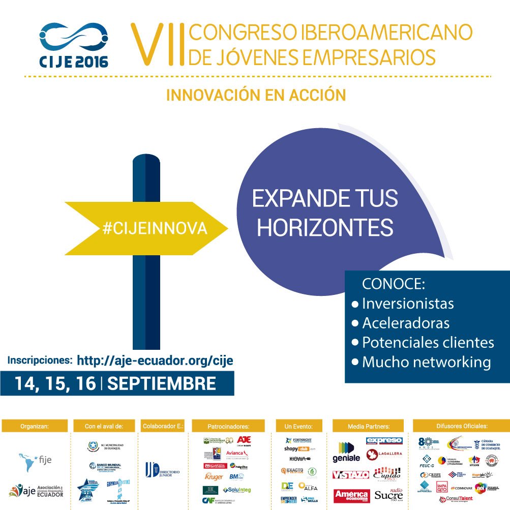 ajeecuadororg's tweet photo. ¿Dónde pueden encontrarse las oportunidades para reinventarse? Registros en: https://t.co/v9olKe8LrW https://t.co/26DcSiKhNR