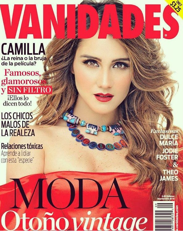 Que guapa se ve DulceMaria en la portada de la revista Vanidades! ? ?  -&gt; | Universal Music CA | Scoopnest