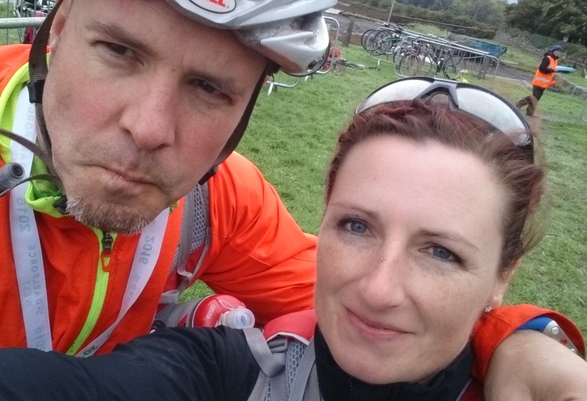 DolDeBie's tweet photo. I used both #MyWaterproof for #Gaelforce this year! Kept me dry on CroaghPatrick, Mayo! 💦😊@TheRealBerghaus https://t.co/P7vAoIqOwm