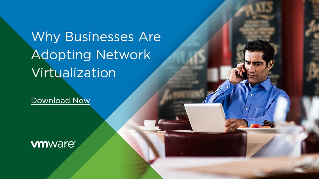 VMware's tweet photo. Download the whitepaper to see why businesses are adopting network virtualization: https://t.co/aOj2F1zbMd https://t.co/tVc27Xk5Vg
