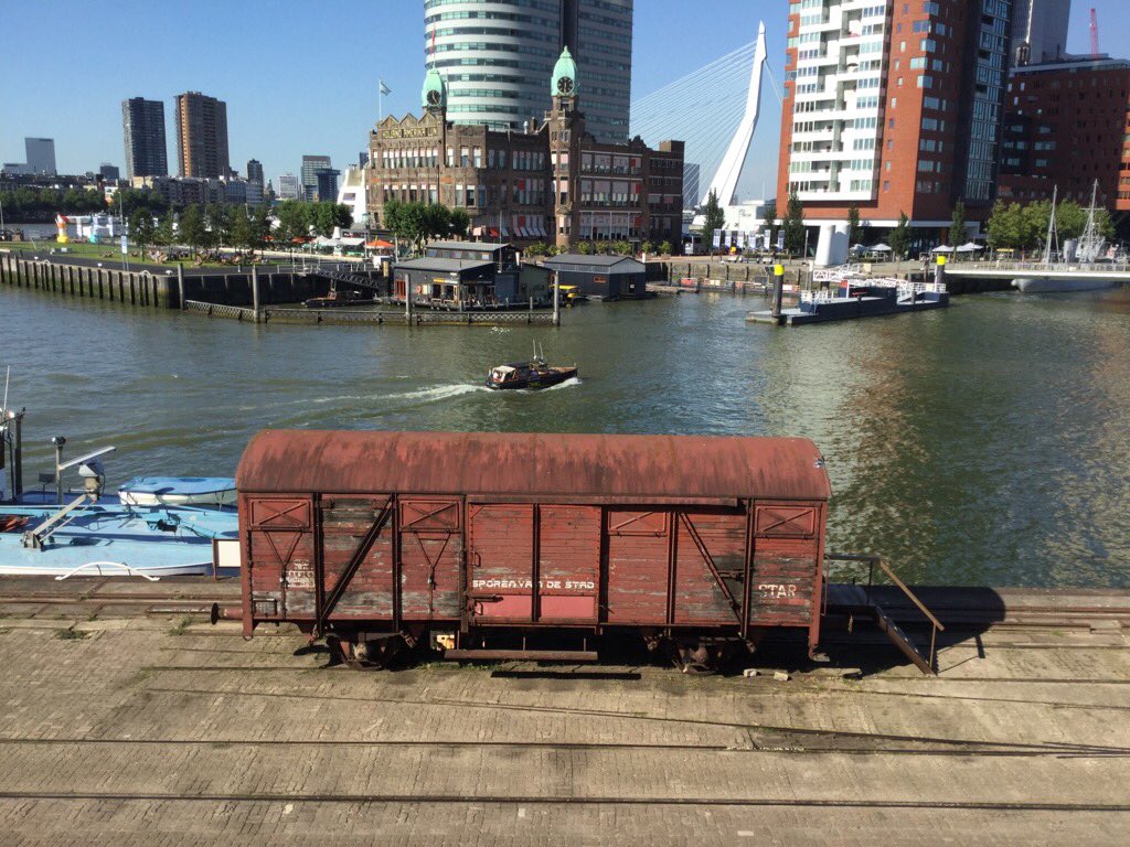 Zaterdag laatste dag wagon #sporenvandestad open op #Katendrecht (van 1 - 6), dan op doorreis naar #Marconia #M4H !