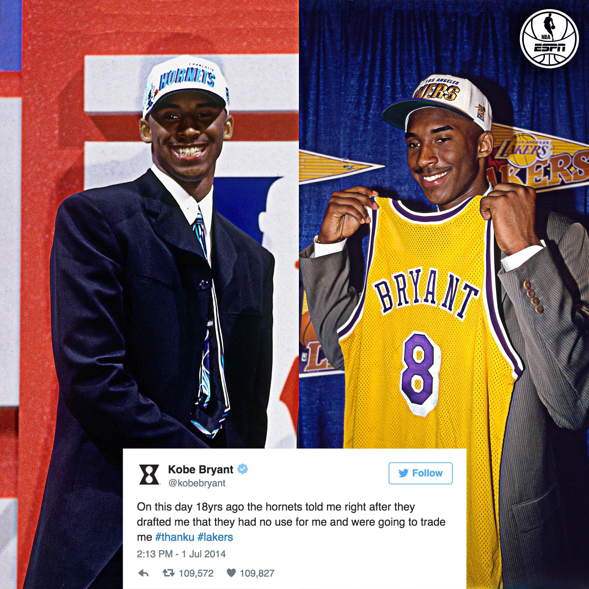 How Kobe Bryant manipulated his way to Lakers on draft day