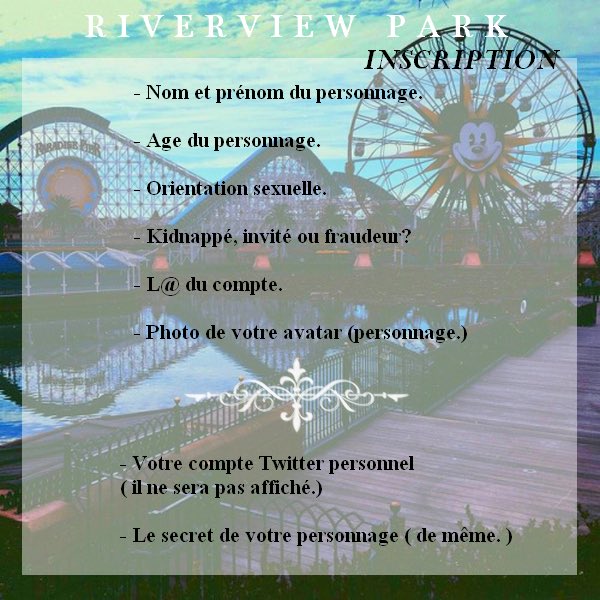 RPGRiverview's tweet photo. 💫 Cherche RPG 💫

Inscriptions en DM. Personnages pris dans les abonnements. https://t.co/BV6HoMjfYq