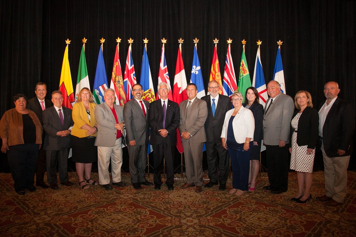 NRCan's tweet photo. Canada’s Energy and Mines Ministers collaborate on priorities at #EMMC2016 in #Winnipeg https://t.co/aSmxjyk2UZ https://t.co/cJNSakkA01