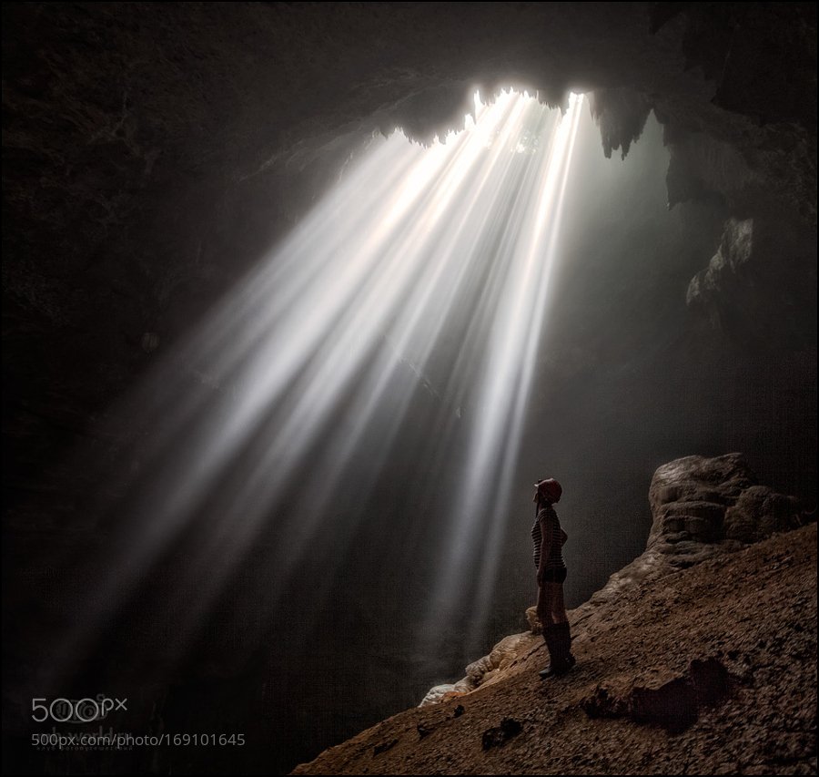 Jomblang cave on the Java island by Michail_Vorobyev #photo