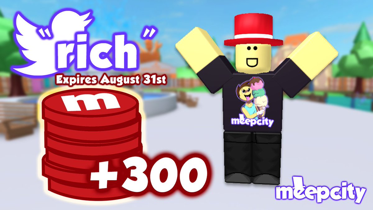 Alexnewtron On Twitter Here S The Fourth Meepcity Code Of The Week Enter Code Paperhat For This Free Meep Accessory - roblox meepcity code 2018