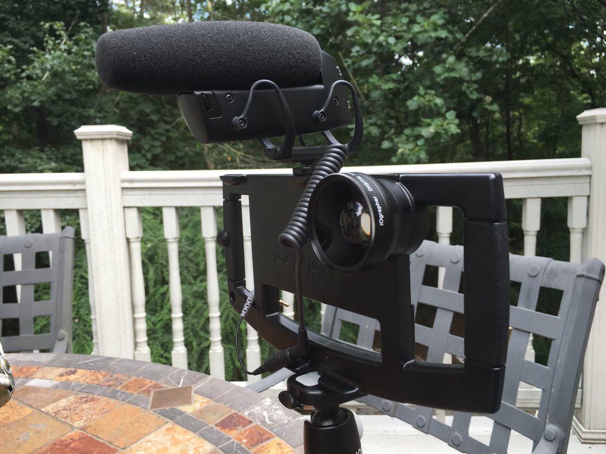 walterbiscardi's tweet photo. VERY excited to try out the #Shure #LensHopper #VP83 shotgun mic with the #iOgrapher this week. #videography https://t.co/oqOhCoIJEG