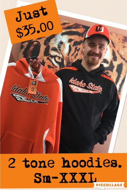 GoOrangeBlack's tweet photo. Super comfy hoodies. And don't forget, Bengal Wednesday's you get 10% off all ISU gear!  #goisu @ISUBengals https://t.co/2S46DbVX5d
