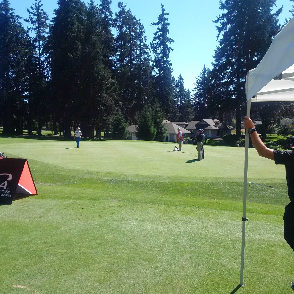 Some of our boys in the PGA of BC Championship on 9 <a href="/RoyalColwoodGC/">Royal Colwood Golf Club</a> <a href="/PalmerGolf/">Jeff Palmer</a> <a href="/RossMantell/">Ross Mantell</a> @BKZIAM #golow