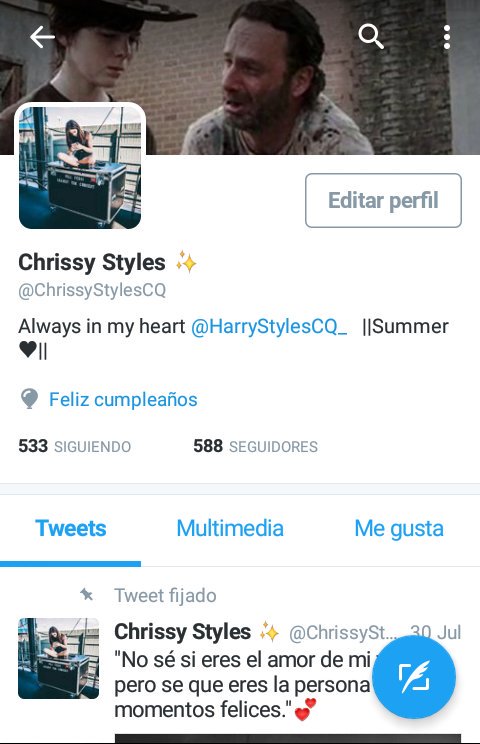 xChrissyStylesx's tweet photo. Gracias Twitter 😂💔 https://t.co/ZI7pcj5bap