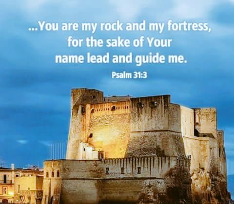 JesusGateway's tweet image. &quot;You are my rock and my fortress  for the sake of your name lead and guide me.&quot; (Psalm 31:3)