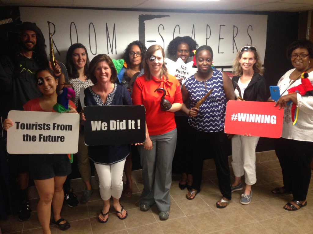 LyonK8's tweet photo. ILT Retreat.  Our awesome team escaped! https://t.co/Mae2oMwBYI