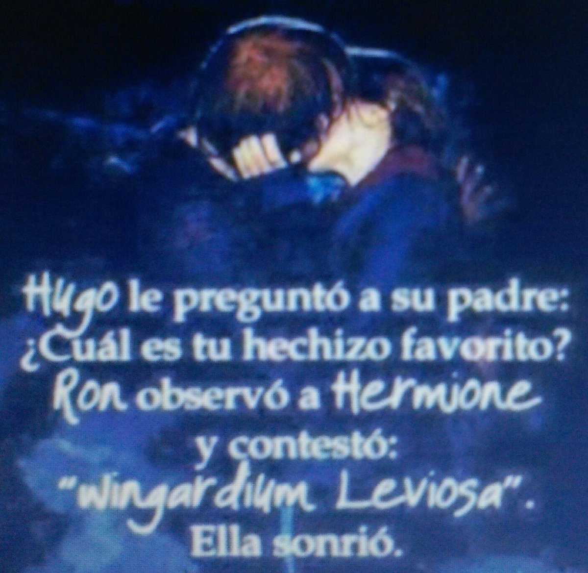 HPfansSpainAlwa's tweet photo. #HugoWeasley #Ron #Hermione #Hechizos #Preferidos #WingardiumLeviosa #HarryPotter #Always https://t.co/PVuPTLVkV3