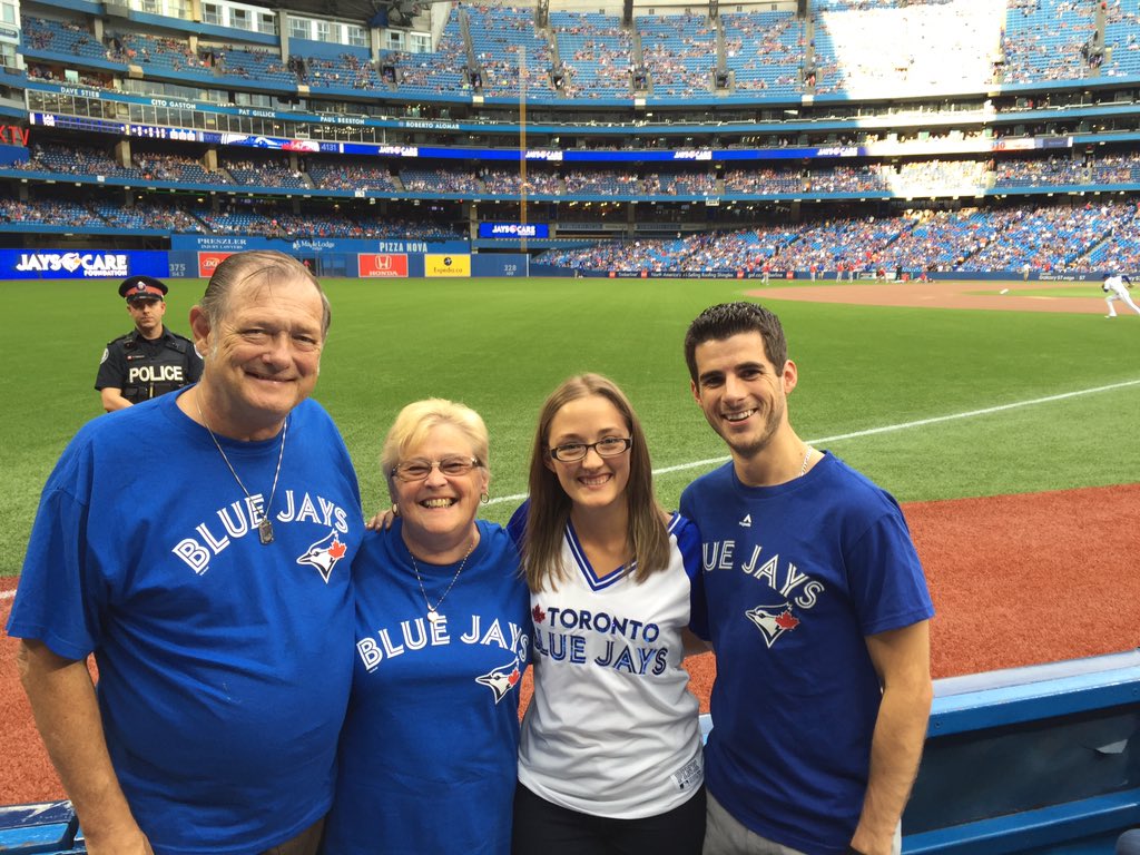 MWeeksy88's tweet photo. @BlueJays #TDtuesday the wife and I were able to take the grandparents to their first Blue Jays game! https://t.co/qIx2KnENbM