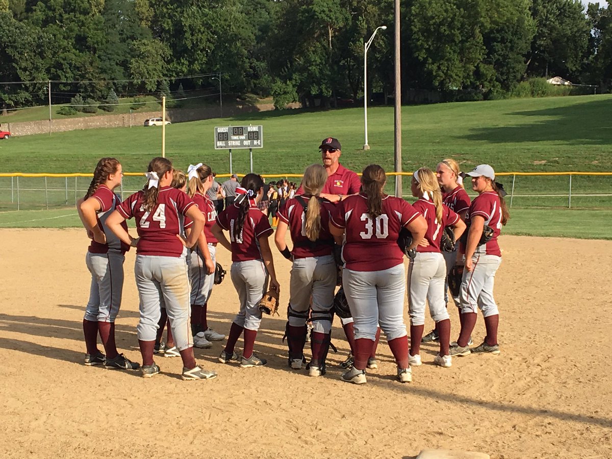 <a href="/bentoncardinals/">Benton Cardinals</a> hold on to win their first game 3-2 over KC St Theresa's. Great start to season <a href="/bentoncards/">BENTON CARD SOFTBALL</a>!