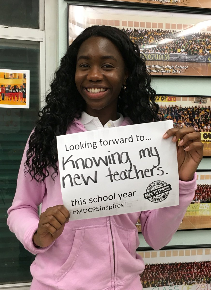 miamikilliansr's tweet photo. This year I'm going to learn.... #learningattheK #MDCPSinspires @MDCPS @MiamiSup @MDCPSSouth @MKSH_Academics https://t.co/C7UFJ8PSiq