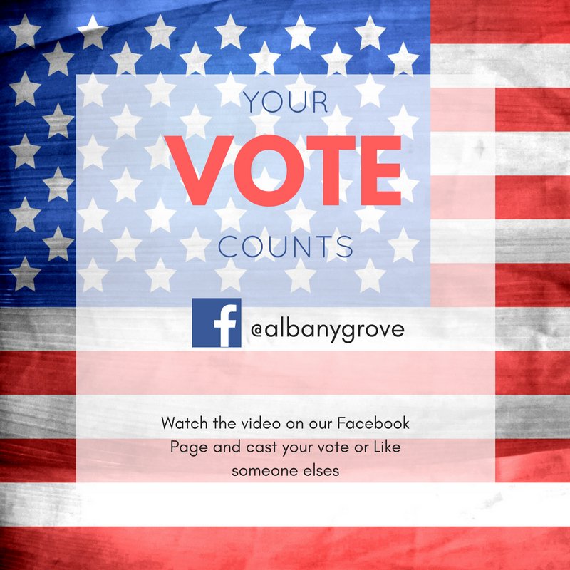 AlbanyGroveSM's tweet photo. Your vote matters to us!! Please RT and get people to participate. We'll talk about ANYTHING! https://t.co/xNJJcri9Aw