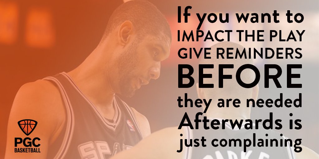 PGCbasketball's tweet photo. Singling out a teammate and giving him extra encouragement often works wonders, yet it is so seldom done. https://t.co/dTTiX2Ugxx