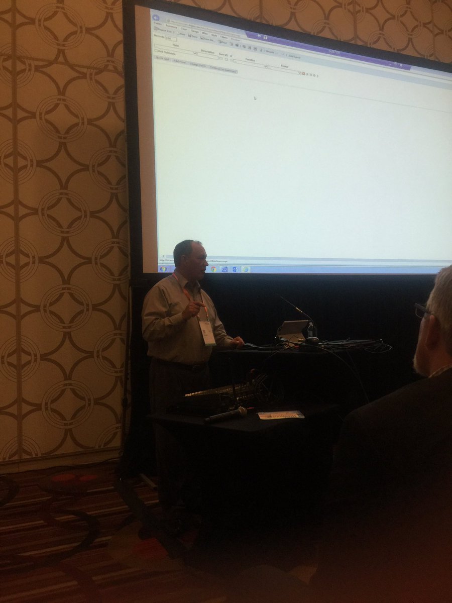 InspectorJV's tweet photo. Ernie Field, adHoc reports engage the end user to leverage the Civic Platform for self made reports.  #AccelaEngage https://t.co/WQl6CNSfEu