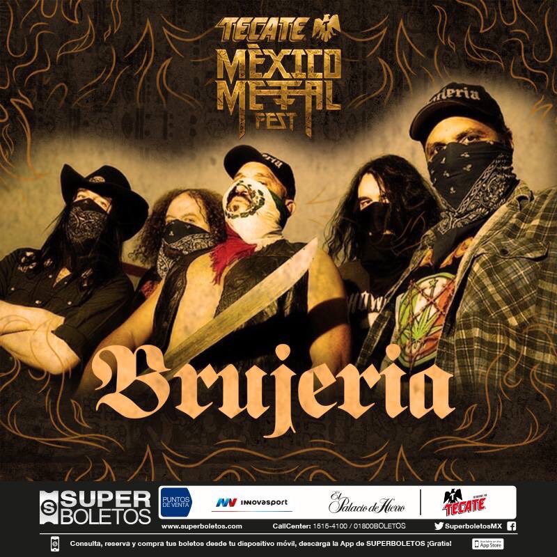 ROCKSUCCESSMAG's tweet photo. La banda mexicana @brujeria se agrega al cartel del #MexicoMetalFest 🤘🏻 https://t.co/uKNJtGksFN