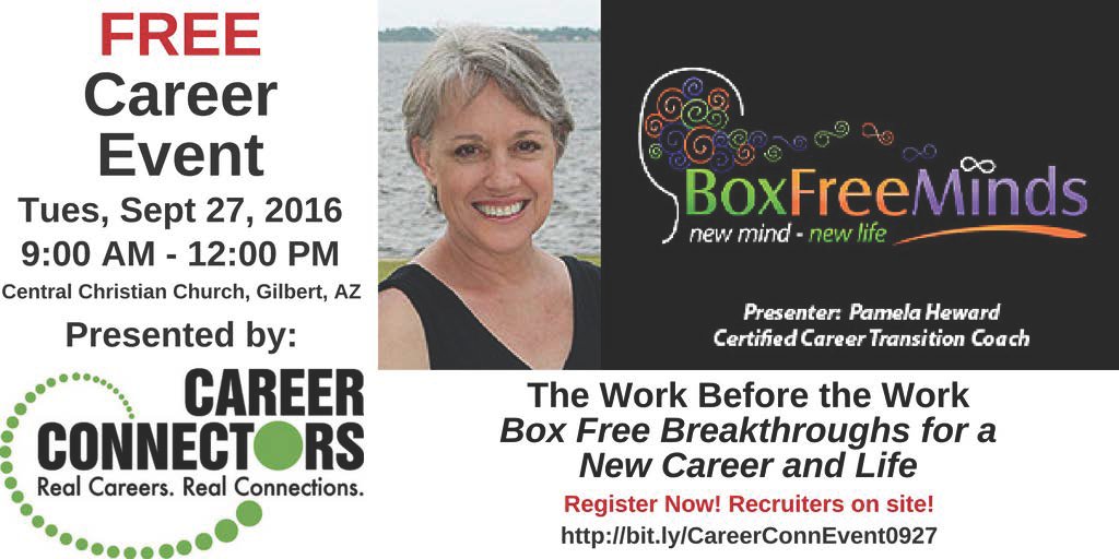 BoxFreeMinds's tweet image. FREE event 9/27 - Explore the #WorkBeforeTheWork! Get hired! #careertips #jobs Register: bit.ly/CareerConnEven…