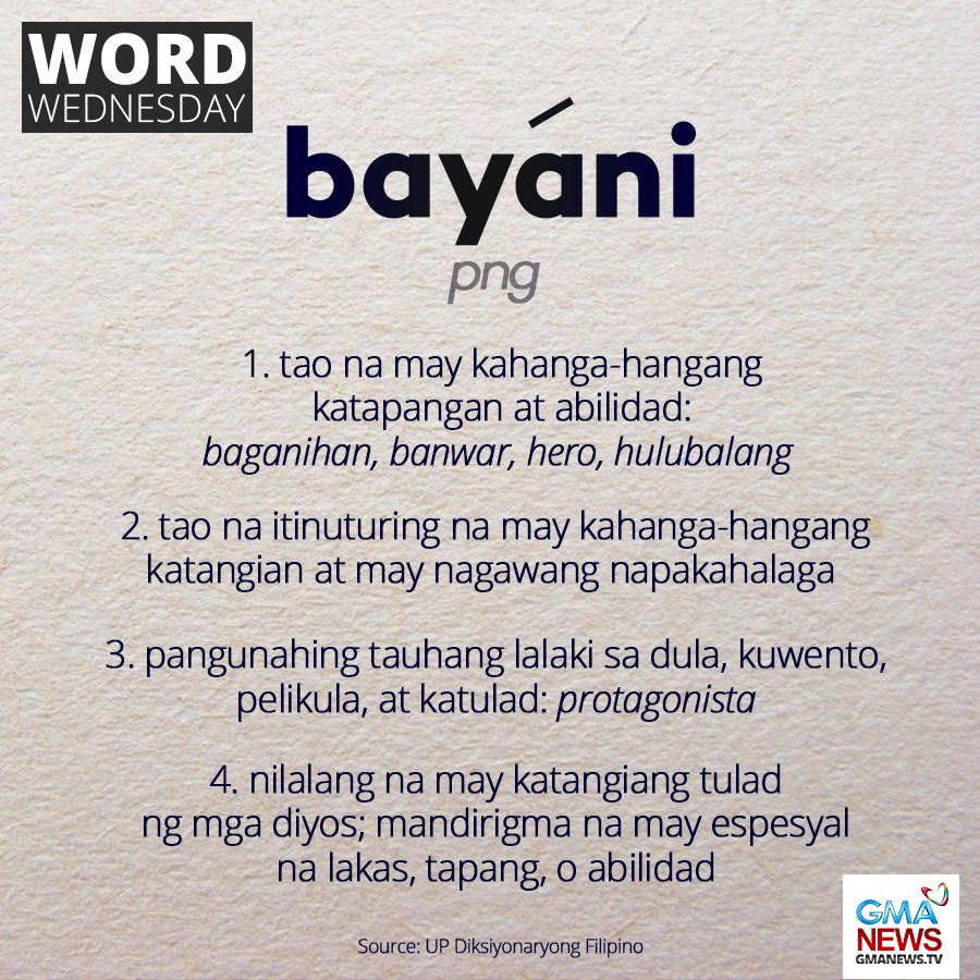 Good morning, Kapuso! Ngayong WordWednesday, alamin ang kahulugan ng