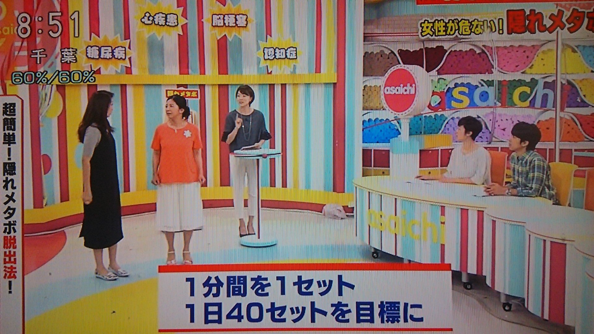 Aki Bikke A Bikke 隠れメタボ解消 ｓｊｔ４０ スロージョギング ターン 40分 朝夕分づつでもok あさイチ T Co Rpapibqhya Twitter