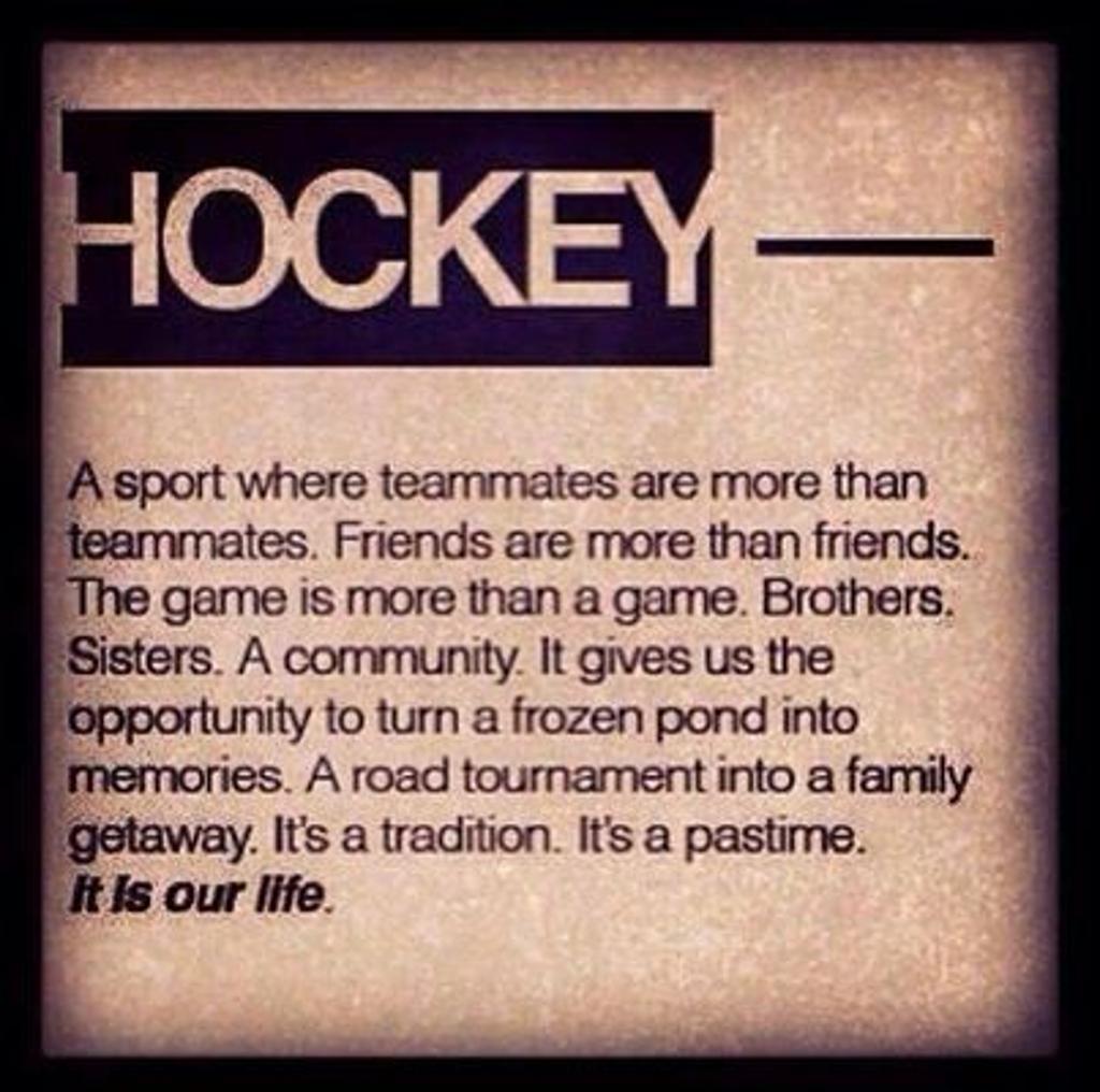 winathockey's tweet photo. #Hockey is more than just a #game. Hockey is #Life. #HockeyMotivation https://t.co/1MdrW5m55k