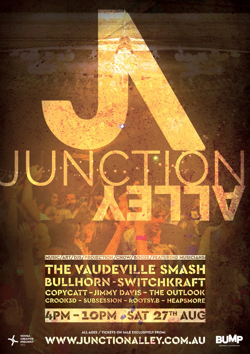 MySunshineCoast's tweet photo. Junction Alley
4pm-10pm 27 Aug #NoosaJunction
#Copycatt #Bullhorn #Switchkraft https://t.co/uuqJ7Qhv30 https://t.co/CdMou9BZX9