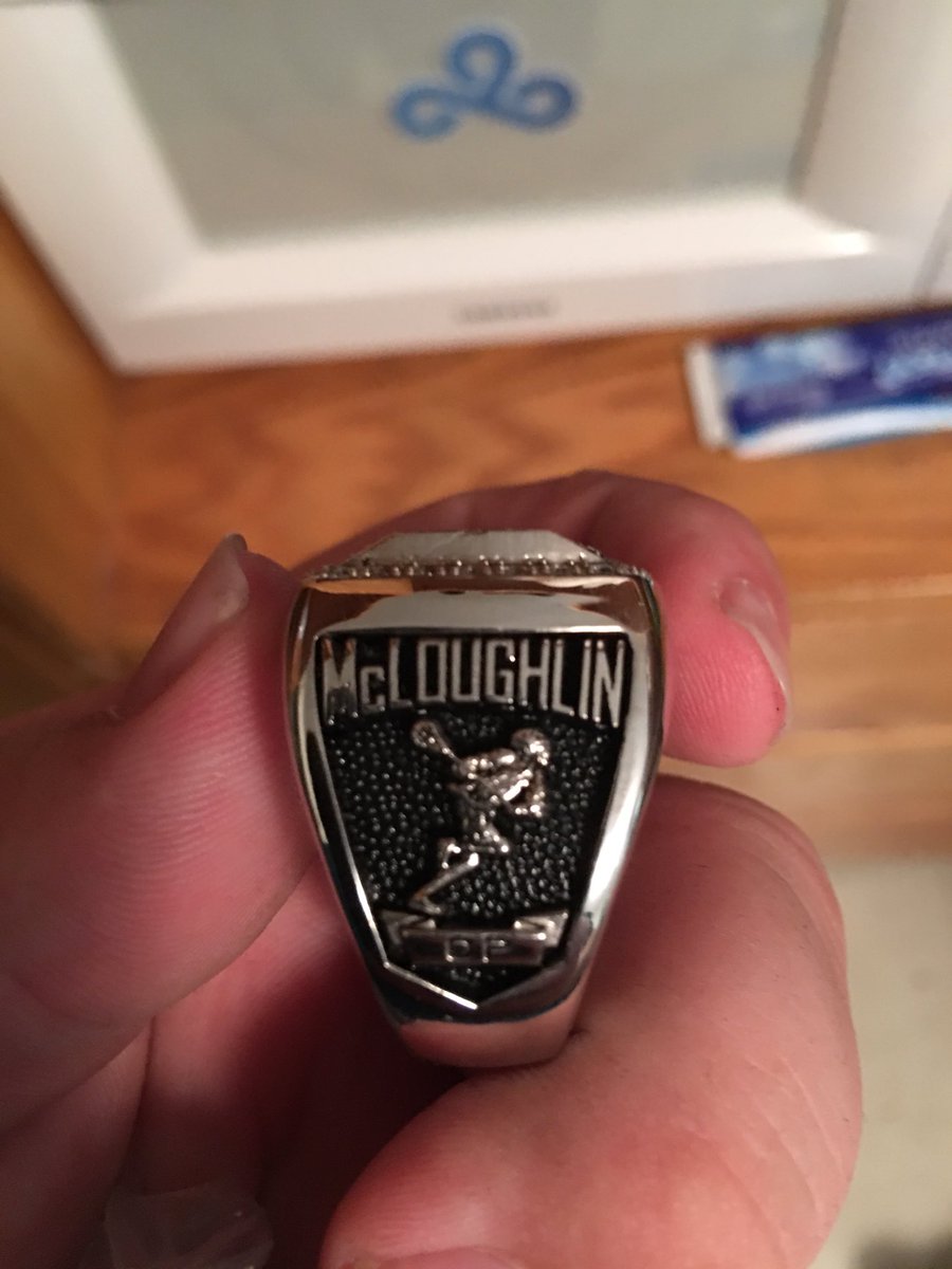 bmcloughlin22's tweet photo. Received my KCAC Conference Championship ring today, and honored to be part of the @MVCMensLax FAMILY! 💍#RingChasing https://t.co/d6GquSi8U9