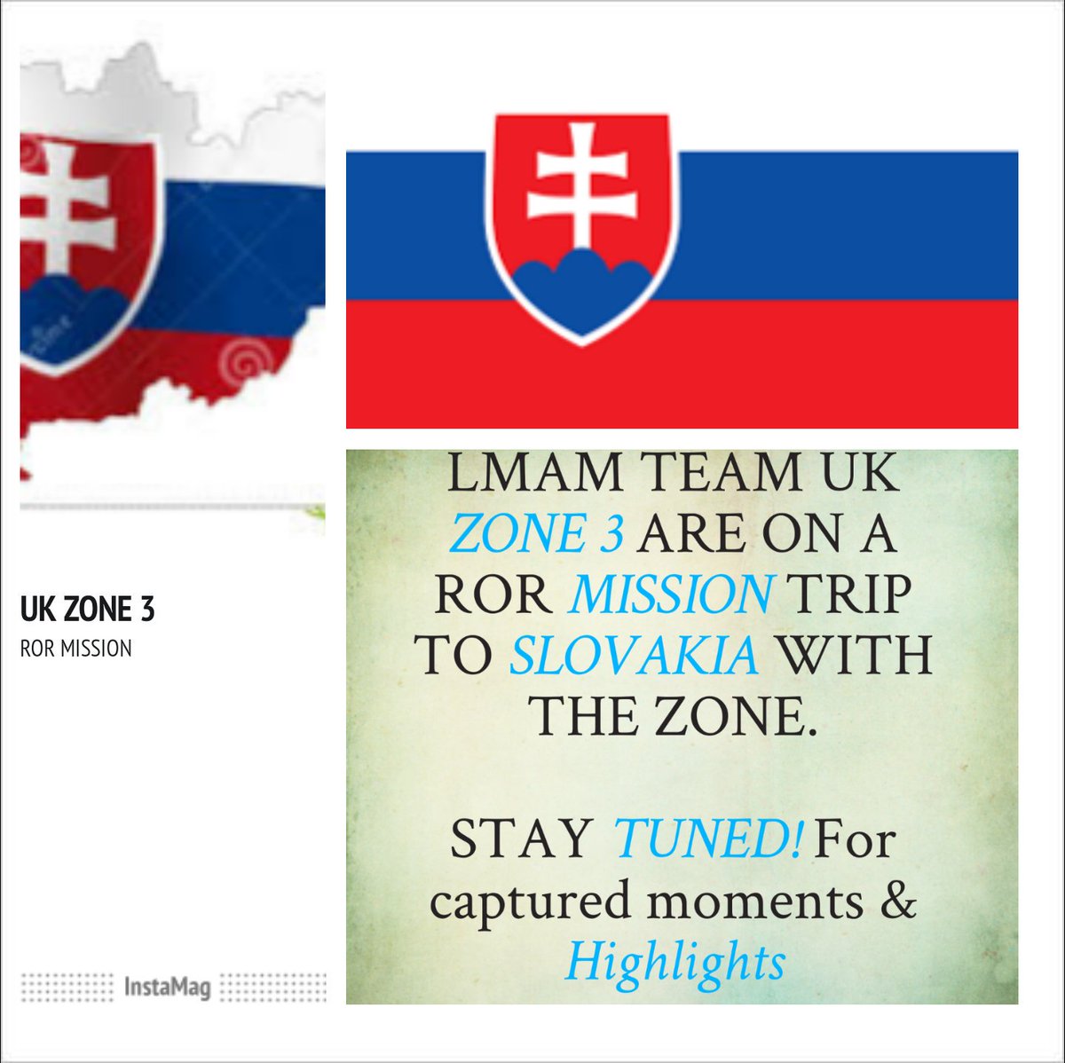 RockInnit_TV's tweet photo. LMAM UK Zone 3 join #ceukzone3 for #RORmissionSlovakia. Excited about soul winning! Stay tuned for highlights! https://t.co/ISbh59ZQbB