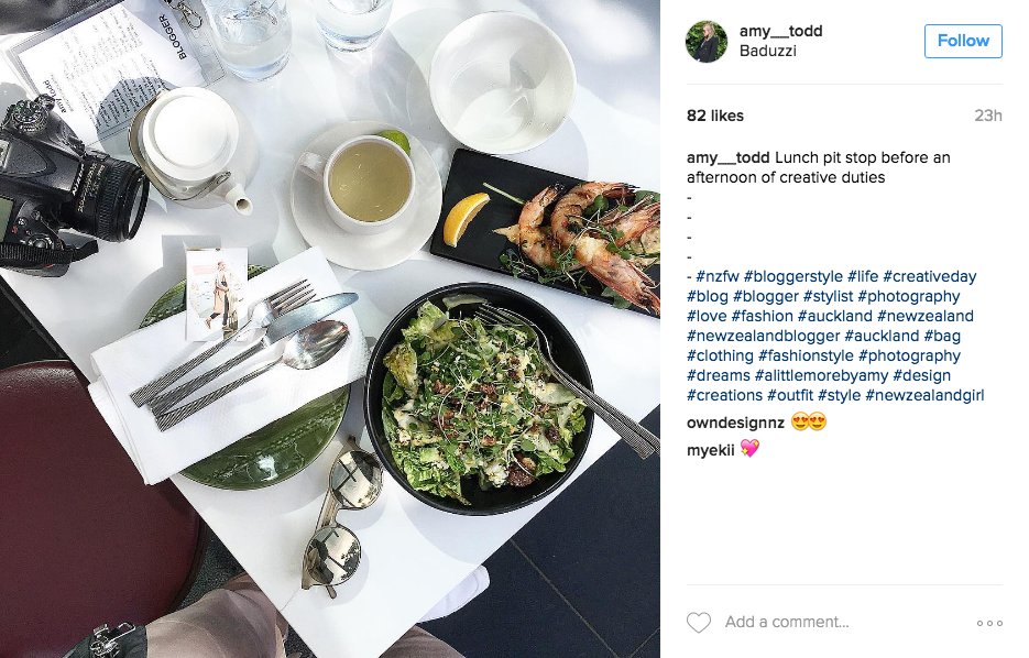The perfect fuel for #NZFW!