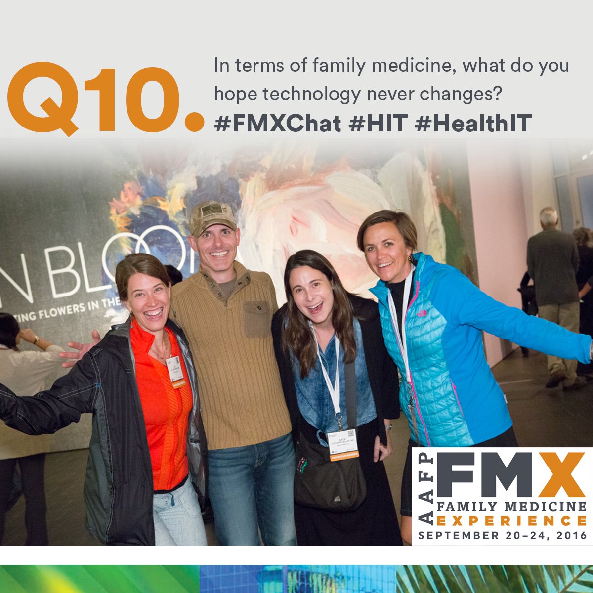 aafp's tweet photo. Q10. In terms of family medicine, what do you hope technology never changes? #FMXChat #HIT #HealthIT https://t.co/0OtXUtg1fj