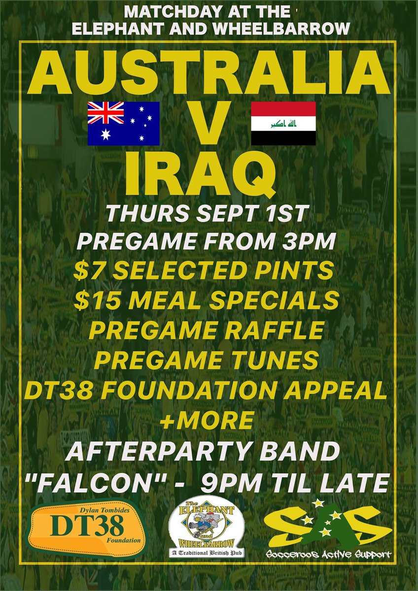 AustActive's tweet image. Big day planned for #AUSvIRQ in #Perth. We'll be helping out @Dylantombides as well! Pls RT and spread the word!