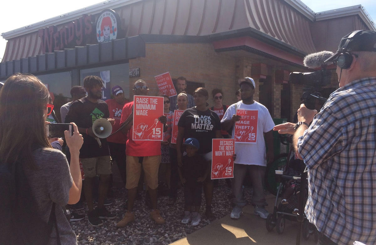 workdaymagazine's tweet photo. What's next for $15 campaign in @CityMinneapolis ? https://t.co/YZj2AnHrvB @15NowMN @mnnoc @CTUL_TC @MNAFLCIO https://t.co/HUllNEWmBF