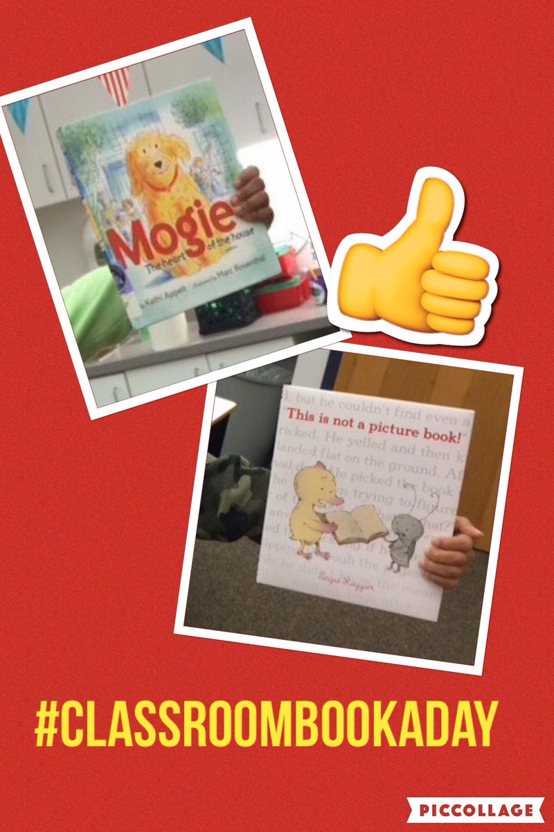 MrsD_Reads's tweet image. 2-in-1 #classroombookaday treat! Mogie- a #ShowMeReader nominee &amp;amp; This is not a picture book- by @SergioRuzzier ❤️