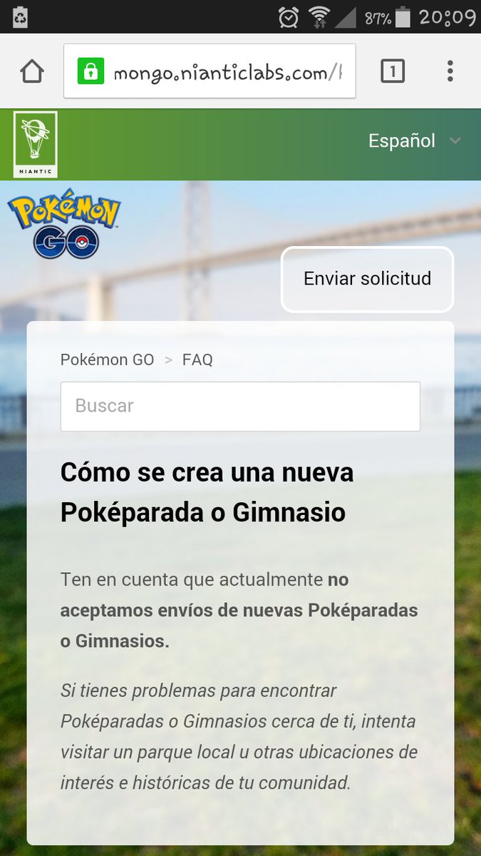 darkpuff2015's tweet image. En Peru no se pueden crear Pokeparadas aun