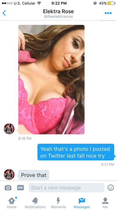 Why is this loser pretending to be me of all people still? Everyone block and report @theelektrarose