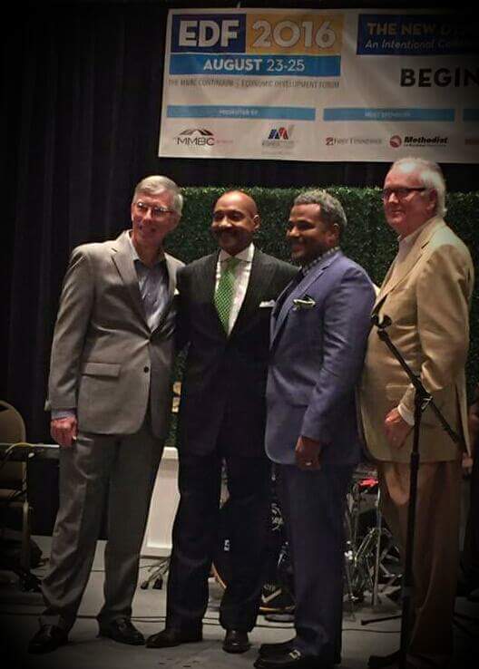 MEM_WIN's tweet photo. #EDF2016 Opening Reception with @mmbccforum  President &amp; CEO Luke Yancy, III. https://t.co/HFxGVkO03I