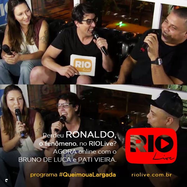 rioliveoficial's tweet photo. Perdido a noite? Instale o #RIOLiveapp e gargalhe c/ o @Ronaldo #OFenomeno
agora no canal mais vivo do rio. #webtv https://t.co/uXNWLICpKD