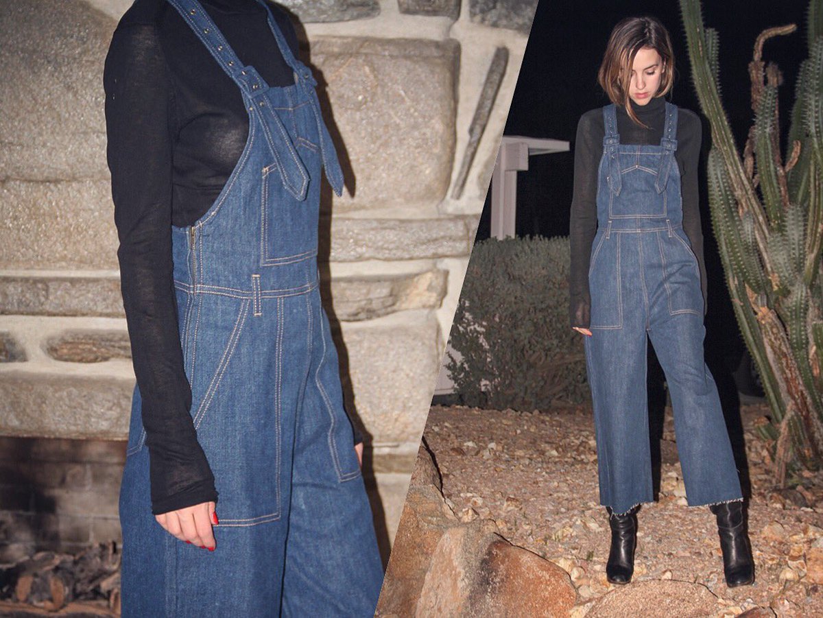 SiwyDenim's tweet photo. Late night ventures with @LexiStellwood in our Ziggy Overall || Available on @shopbop 🙃 https://t.co/6rCKUd4D9z