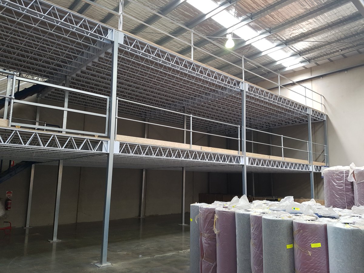 RectaRackAU's tweet photo. WOW!!
This 2 Tier Mezzanine Floor TRIPLED their storage space...!!
Our Customers just Love it!!
#storage #warehouse https://t.co/7MSAJ5NVGZ