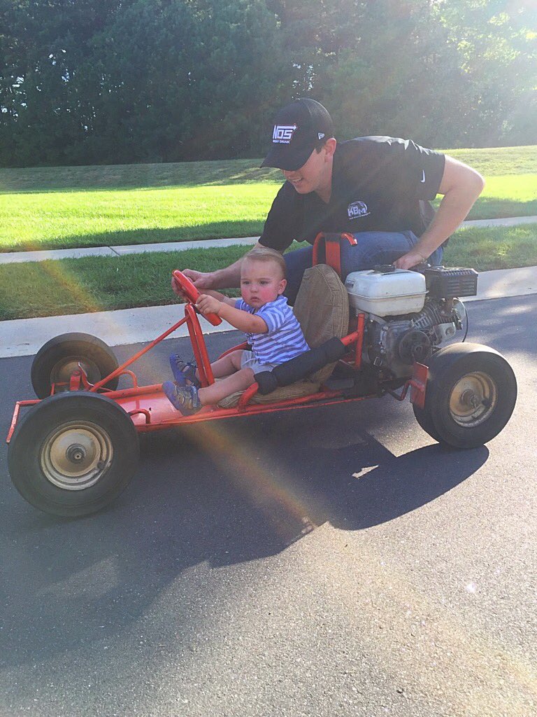 SamanthaBusch's tweet photo. The go kart Kyle learned to race on #KidsDriveNASCAR https://t.co/qaz83QcPiO