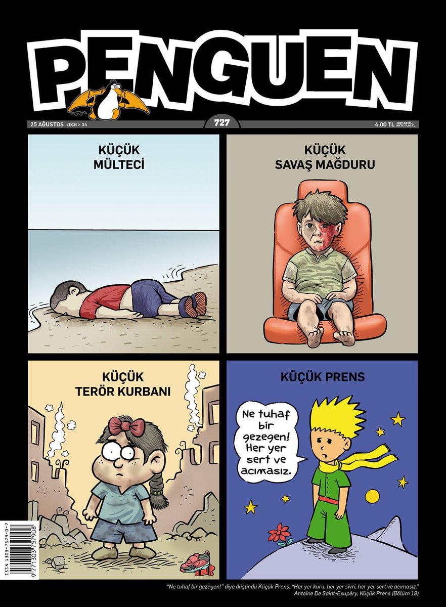 RT <a href="/penguendergi/">Penguen</a>: Ne tuhaf bir gezegen! 
...her yer sert ve acımasız. 
#KüçükPrens #Penguen çıktı!