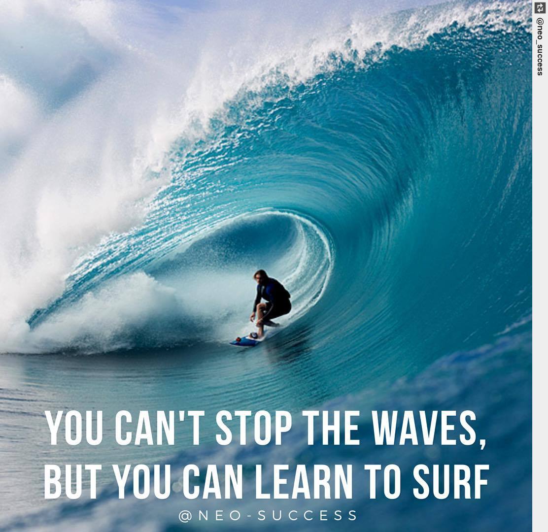 ericomuro's tweet photo. Don't fight the wave, ride it! 💯🏄 #neosuccess #ericomuro #inspiration #motivation #leadership https://t.co/Nq6fi3qlAo