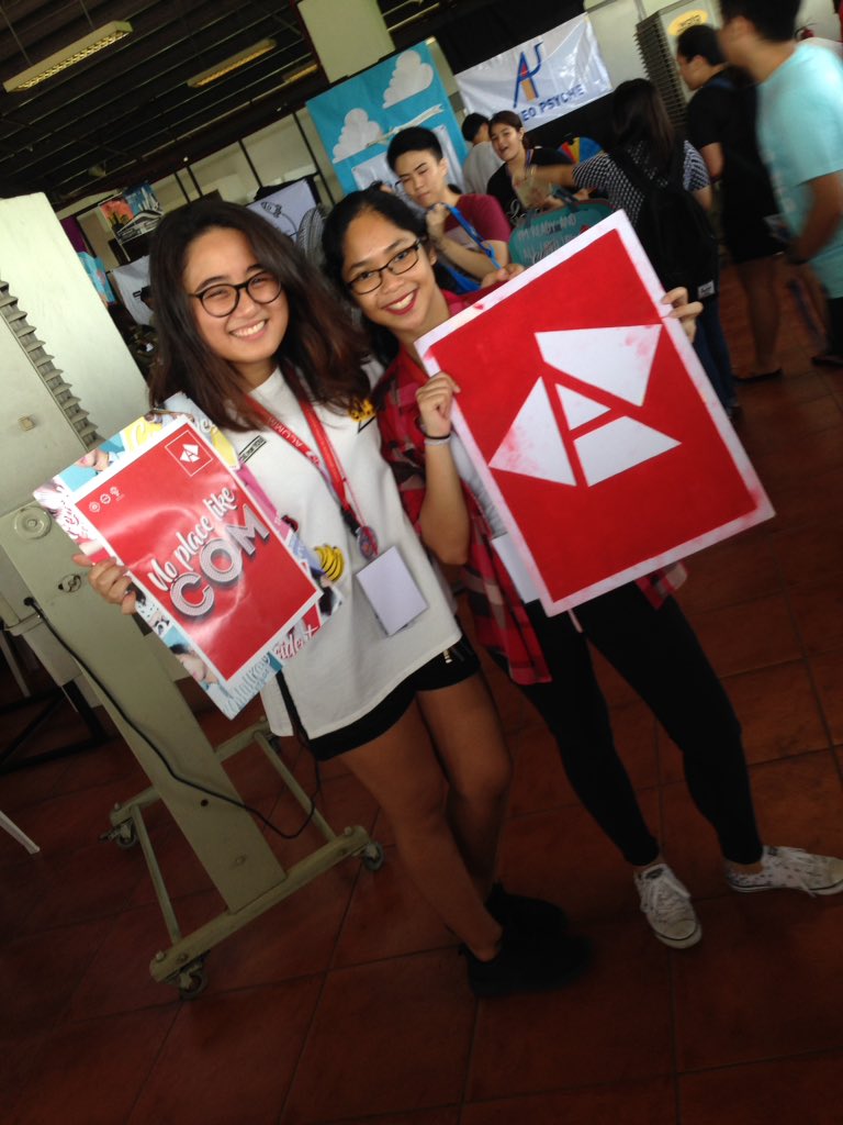 AteneoACOMM's tweet photo. Find your #BAECOMM at @COARecWeek today!!!! 👯🅰️ #WithLoveACOMM14 #NoPlaceLikeCOM 💕 https://t.co/g7UKuZMss1