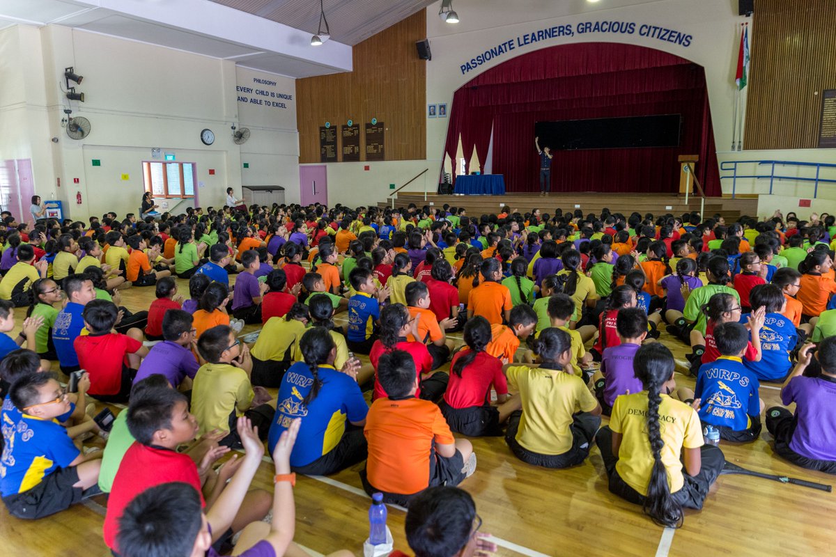 Great assembly show with Woodlands Ring Primary School! Read more here: advent-music.com/updates-announ…