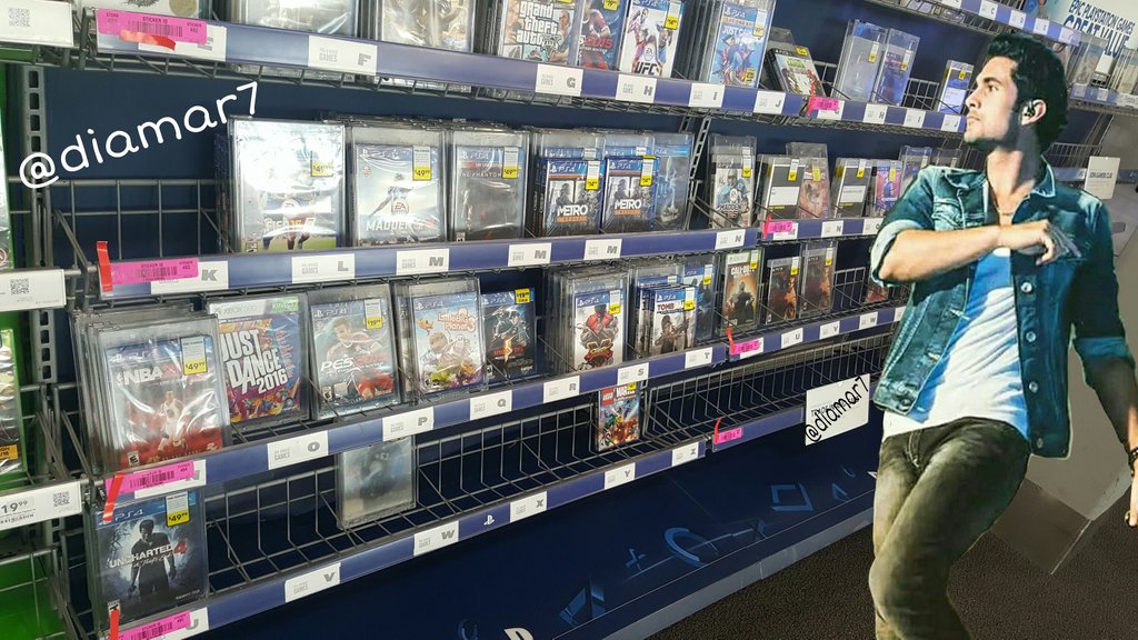 diamar7's tweet photo. Found @sanampuri3 roaming the PS video game section at an electronic store today !😂 ( I wish) https://t.co/VzuvaEv9JV